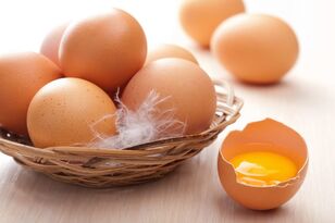O uso de ovos permite obter um alto efeito cosmético e estético